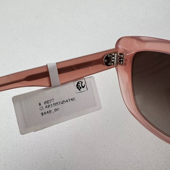 NWT Celine Pink Gradient 54MM sunglasses cat eye - Picture 3 of 6